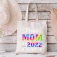 Proud Mom Of a 2022 Graduate Matching Tie Dye Graduation Canvas Tote Bag