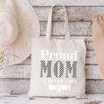 Proud Mom Of a 2024 Graduate Mama Checkered Graduation Canvas Tote Bag