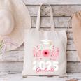 Proud Mom Of a 2025 Graduate Senior Mom Family Graduation Canvas Tote Bag