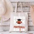 Proud Mom Of a Football Senior 2026 Graduation Gifts Canvas Tote Bag