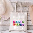 Proud Mom Of A Kindergarten Grad Shirt Graduation Canvas Tote Bag