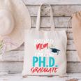 Proud Mom PhD Doctoral Graduation Doctorate Degree Canvas Tote Bag
