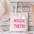 Proud Niece Of a Class Of 2026 Graduate For Graduation Canvas Tote Bag