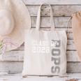 Proud Pops Of A 2026 Graduate Grad Senior Graduation Canvas Tote Bag