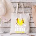 Proud Senior Mom Class Of 2026 Softball Graduation Heart Canvas Tote Bag