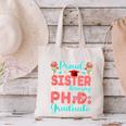 Proud Sister Of An Amazing PhD Graduate Family Graduation Canvas Tote Bag