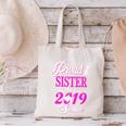 Proud SISTER Of A Class 2019 Senior Tshirt Graduation Canvas Tote Bag