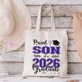 Proud Son Of a Class Of 2026 Graduate For Graduation Canvas Tote Bag