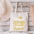 Proud Step Mom Of A Class Of 2025 Graduate Senior Graduation Canvas Tote Bag