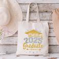 Proud Twin Of a 2025 Graduate Team 25 Senior Graduation Canvas Tote Bag