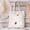Proud Uncle Of A 2026 Senior Football Graduation Canvas Tote Bag