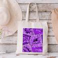 Purple Comic Book Purple Color Graphic Canvas Tote Bag