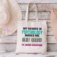 Qualified Psychologist PhD PsyD Shirt Graduation Canvas Tote Bag