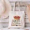 Queen Of The Classroom Appreciation Royal Crown Book Canvas Tote Bag