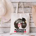 Queen Masters Degree Graduation Social Work MSW MPH Canvas Tote Bag