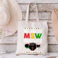 Queen MSW Social Work Grads Masters Graduation Canvas Tote Bag