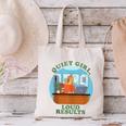 Quiet Girl Loud Results Introvert Office Staff Secretary Canvas Tote Bag