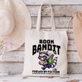 Racoon-Bookworm-Book Bandit-Fueled By Fiction Canvas Tote Bag