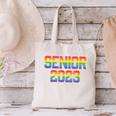 Rainbow LGBT Pride Senior 2023 Graduation Canvas Tote Bag