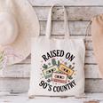 Raised On 90's Country Music Lover Nostalgia Retro Vibe Canvas Tote Bag Raised On 90's Country Music Lover Nostalgia Retro Vibe Canvas Tote Bag