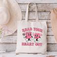 Read You Heart Out Reading Teacher Valentines Day Book Lover Canvas Tote Bag Read You Heart Out Reading Teacher Valentines Day Book Lover Canvas Tote Bag