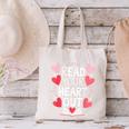 Read Your Heart Out Teacher Reading Book Love Valentines Day Canvas Tote Bag