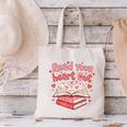 Read Your Heart Out Teacher Valentines Day Book Lover Canvas Tote Bag