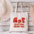 Read Your Heart Out Valentine Teacher Bookworm Lover Canvas Tote Bag Read Your Heart Out Valentine Teacher Bookworm Lover Canvas Tote Bag