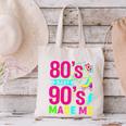 Retro 1980s 80's Baby 1990s 90's Made Me Nostalgia Vibes Premium Tri-Blend Canvas Tote Bag