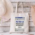 Retro Computer Dialog Box 90s Desktop Interface Nostalgia Canvas Tote Bag Retro Computer Dialog Box 90s Desktop Interface Nostalgia Canvas Tote Bag