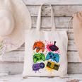 Retro Gamer Controller 80s 90s Video Game Arcade Nostalgia Canvas Tote Bag