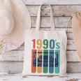 Retro Nineties Style Audio Tape Nostalgia Year 1990 Canvas Tote Bag
