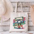 Retro Old Cassette Tape Cartoon With Walker Nostalgia Canvas Tote Bag