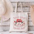 Retro Read Your Heart Out Valentine’s Day Teacher Book Lover Canvas Tote Bag