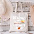 Retro Reading Is My Favorite Sport Football World Book Day Canvas Tote Bag Retro Reading Is My Favorite Sport Football World Book Day Canvas Tote Bag