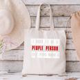 Retro Sarcastic Introvert I Used To Be A People Person Canvas Tote Bag Retro Sarcastic Introvert I Used To Be A People Person Canvas Tote Bag