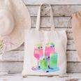 Retro Soft Drinks 80s 90s Nostalgia Cute Anime Aesthetic Tee Canvas Tote Bag