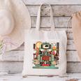 Retro Tech Stack 80s 90s Nostalgia Analog Devices Canvas Tote Bag