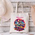 Retro Graphic Print With a Touch Of Nostalgia Canvas Tote Bag