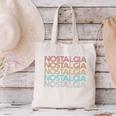 Retro Vintage Nostalgia Canvas Tote Bag