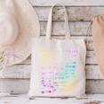 Return To Library Card Book Due Date Bookish Rainbow Reading Canvas Tote Bag