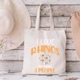 I Like Rhinos And Maybe 3 People Introvert Animal Canvas Tote Bag
