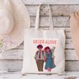 Running Together Always Connected Anime Nostalgia Message Canvas Tote Bag