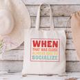 Sarcastic Anti Social Introvert Socialize Canvas Tote Bag Sarcastic Anti Social Introvert Socialize Canvas Tote Bag
