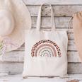 School Nurse Appreciation Rainbow Graduation Medical Nursing Canvas Tote Bag