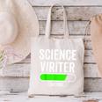 Science Writer Loading Graduation Graduate New Job Canvas Tote Bag