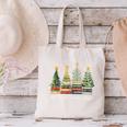 Seasons Readings All Booked For Christmas Book Reading Lover Canvas Tote Bag
