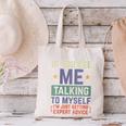 If You See Me Talking To Myself Sarcastic Introvert Canvas Tote Bag If You See Me Talking To Myself Sarcastic Introvert Canvas Tote Bag
