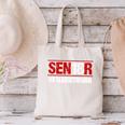 Senior 2018 Valedictorian School Colors Graduation Canvas Tote Bag