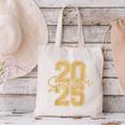 Senior 2025 Class Of 2025 Gold Senior Graduation Canvas Tote Bag